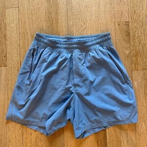 Lululemon Pace Breaker Linerless 5" short  Size XS  light blue